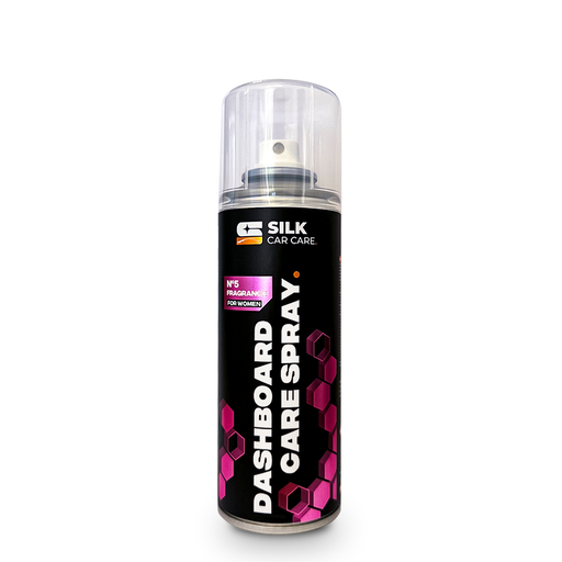 Silk Duftende Cockpitpflege Aerosol – 200 ml parfümiert, für Gummi- und Kunststoffpflege mit N°5 Duft, reduziert Haarrisse und frischt auf
