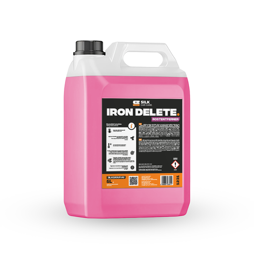 Silk Iron Delete Rostentferner – 5 Liter pH-neutraler Reiniger gegen Flugrost, Bremsstaub und Metallverunreinigungen
