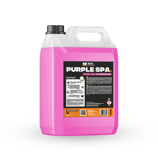 Silk Purple Spa Wheel Cleaner – pH-neutraler Profi-Felgenreiniger 5 Liter, gebrauchsfertig gegen hartnäckigen Bremsstaub