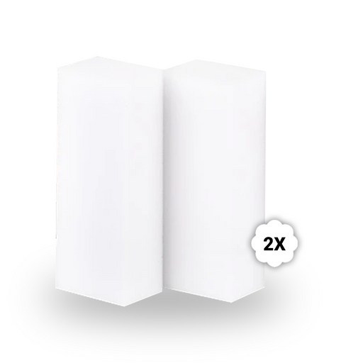 Silk Schmutzradierer Schwamm 2er Set – 11,5x7x4,5 cm, hochdichter Zauberschwamm zur effektiven Entfernung von hartnäckigem Schmutz und Flecken
